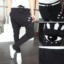 Korean Big Eye Casual Harem Pants