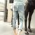 Korean Skull Cropped Jean