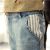 Korean White Wash Cropped Blue Jean