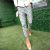 Korean Mustache Cropped Jean