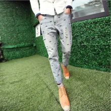 Korean Mustache Cropped Jean