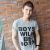 Korean Simple Letters Short-Sleeve TEE