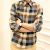 Korean Classic Plaid Long-Sleeve Collar Shirt