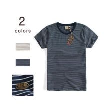 Japanese Pinstripe Short-Sleeve T-shirt (Color: Please Select Color, Size: Please Select Size)
