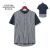 Japanese Contrast Color Short-Sleeve Plaid Shirt