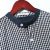 Japanese Contrast Color Short-Sleeve Plaid Shirt