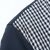 Japanese Contrast Color Short-Sleeve Plaid Shirt
