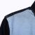 Japanese Blue Contrast Color Long-Sleeve Shirt