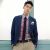 Korean Solid Color One Button Blazer