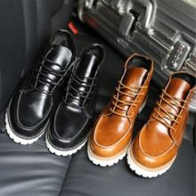 Korean Revival Leather Boots (Color: Please Select Color)