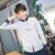 Japanese Contrast Color Stitching Collar Shirt
