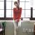 Korean Long-Sleeve Letter T-Shirt