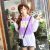 Korean Star Style Letters Irregular Hem Shirt