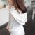 Korean Cute Zip Hooded Blouse with Lace Details + Mini Skirt