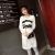 Korean Casual Lace Stitching T-Sleeved Dress