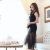 Korean Solid Color Chiffon Stitching Dress
