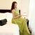 Korean Noble Sleeveless Halter Strapless Chiffon Dress