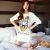 Korean Crew Neck Printed TEE