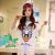 Korean Crew Neck Printed TEE