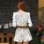 Korean Double Sleeve Waist Shaped Chiffon Skirt