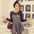 Korean Lace Stitching Houndstooth Dress