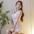 Korean Lace Collar Stitching Ripple Cotton Vest Skirt