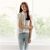 Korean Open Collar Cape Sleeve Chiffon Shirt