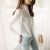 Korean Open Collar Cape Sleeve Chiffon Shirt