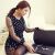 Korean Gauze Sleeve Polka Dot Skirt