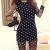 Korean Gauze Sleeve Polka Dot Skirt