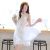 Korean Solid Color Halter Strap Dress