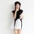 Korean Chiffon Stitching Dress