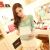 Korean Stitching Lace Chiffon Skirt