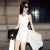 Korean Asymmetrical Hem Dress