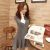 Korean Houndstooth Umbrella Swing Dress