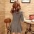 Korean Houndstooth Umbrella Swing Dress