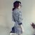 Korean Checkered Sleeve Dress