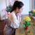 Korean Lace Sleeve Rounded Neck T-Shirt