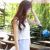 Korean Vertical Stripes Vest Split Two-Piece Dress