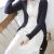 Korean Noble Lace Sleeve Dress