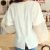 Korean Lantern Style Sleeve Stitching Organza Yarn Coat