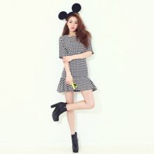 Korean Temperament Houndstooth Suit (Color: Houndstooth, Size: One Size)