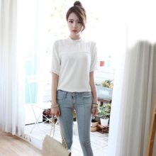 Korean Chiffon Shirt (Color: White, Size: Please Select Size)