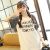 Korean Sleeved Striped Pearl Letters TEE