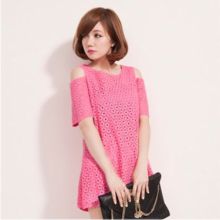 Korean Candy Color Daisy Lace Strapless Dress (Color: Please Select Color, Size: One Size)