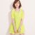 Korean Candy Color Daisy Lace Strapless Dress