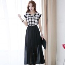 Korean Elegant Dress (Color: Please Select Color, Size: Please Select Size)