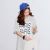 Korean Stripe Loose Short-Sleeve TEE