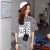 Korean Stripe Loose Short-Sleeve TEE