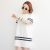 Korean Stripe Casual Dress